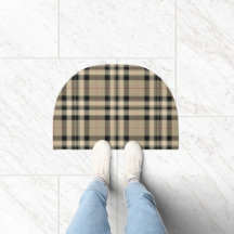 Beige classique + Plaid noir