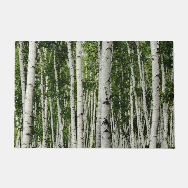 Paillasson Belle forêt de bouleaux (Devant)