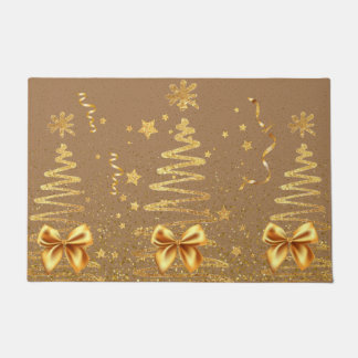 Paillasson Belle parties scintillant de luxe marron naturel