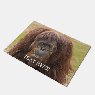 Paillasson Belle photographie de Borneo Orangutan