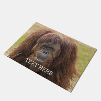 Paillasson Belle photographie de Borneo Orangutan