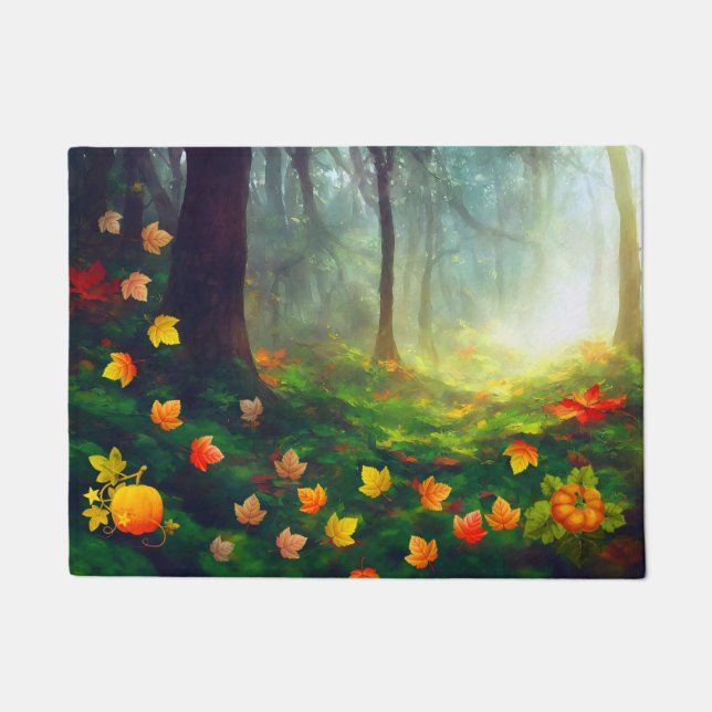 Paillasson Belles feuilles d'automne (Devant)