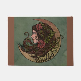 Paillasson Béni Soit La Déesse Lune Pagan