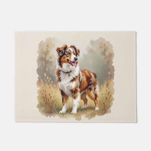 Paillasson Berger Australien Red Merle (Devant)