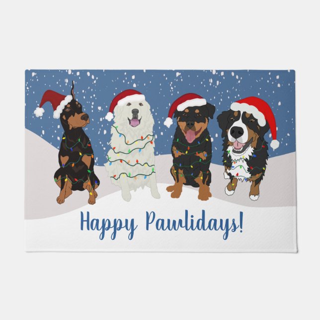 Paillasson Bernese Doberman Pyrenees Rottweiler (Devant)