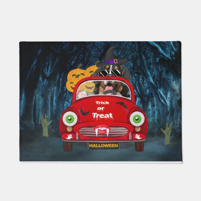 Paillasson Bernois Mountain Dog voiture voiture effrayant Hal (Devant)