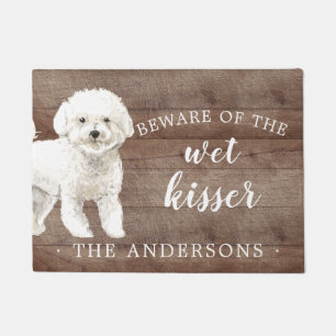 Paillasson Bichon Frise Dog Porte Mat Personnalisé