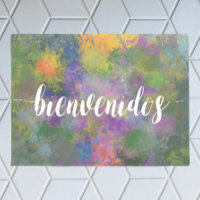 Bienvenidos avec arrière - plan peint