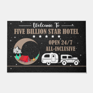 Paillasson Bienvenue À Cinq Milliards D'Étoiles Hôtel