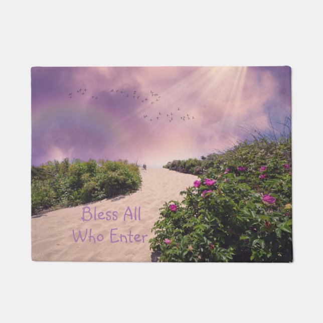 Paillasson Bienvenue à la plage Bénédiction (Devant)