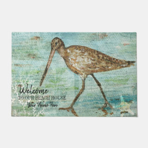 Paillasson Bienvenue À Notre Beach House Bird On Shore Art