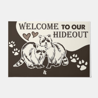 Paillasson Bienvenue À Notre Porte Hideout, Animaux