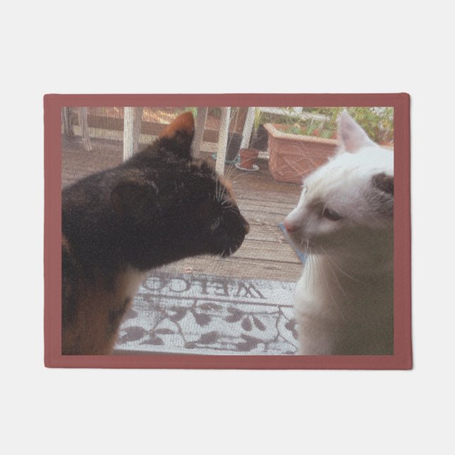 Paillasson Bienvenue aux chats (Devant)