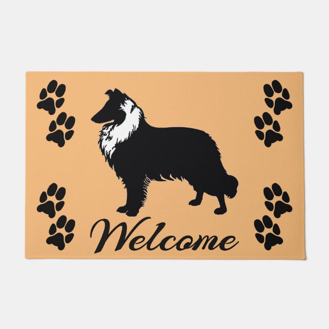 Paillasson Bienvenue Collie / Sheltie (Devant)