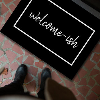Paillasson "Bienvenue" Drôle Introvert Antisocial Doormat