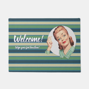 Paillasson Bienvenue ! Essuie tes pieds !