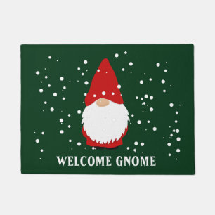 Paillasson Bienvenue Gnome drôle de conception de natte d'hiv