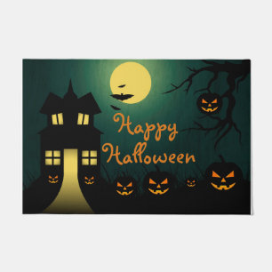 Paillasson Bienvenue Mat de porte de 18 po x 24 po/Halloween