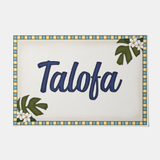 Paillasson Bienvenue Mat ~ Talofa ~ Samoan