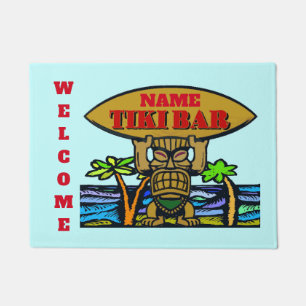 Paillasson Bienvenue Mat, Tiki BAr Doormat