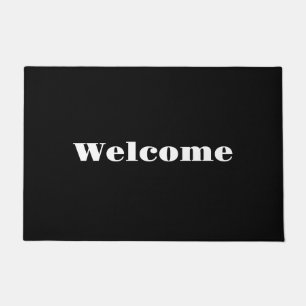 Paillasson Bienvenue noir