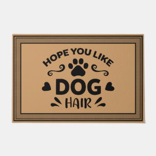 Paillasson Bienvenue Porte Mat Hope You Like Dog coco color