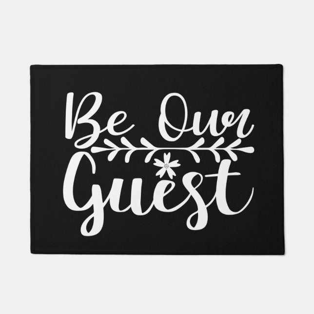 Paillasson Bienvenue Porte Mat SOYEZ NOTRE INVITÉ (Devant)