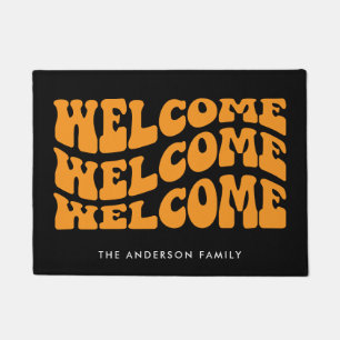 Paillasson Bienvenue Rétro Groovy