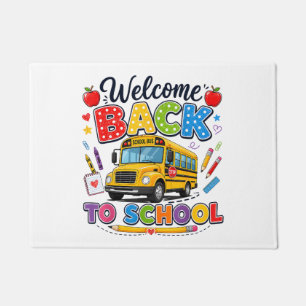 Paillasson Bienvenue sur les T-shirts de chauffeur d'autobus