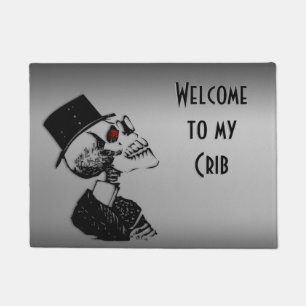Paillasson Bienvenue sur My Crib Skeleton Welcome Mat