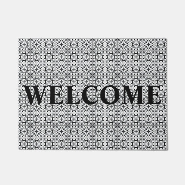 Paillasson Bienvenue sur Tiles (Devant)