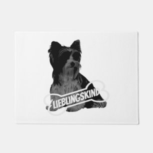 Paillasson Biewer portrait Terrier, drôle de dire Classic T-S
