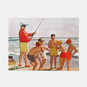 Paillasson Big Pole Little Fish par Richard Sargent