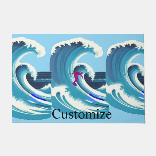 Paillasson Big Wave Surfer Thunder_Cove (Devant)