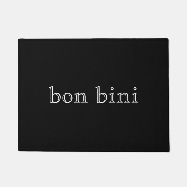 Paillasson bini de fève (Devant)