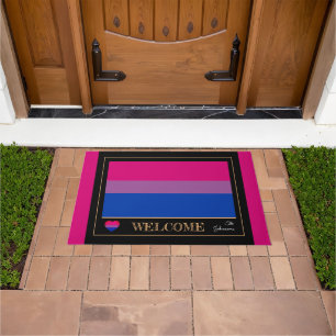 Paillasson Bisexual Flag & Pride community House mats / LGBT
