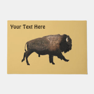 Paillasson Bison galopant