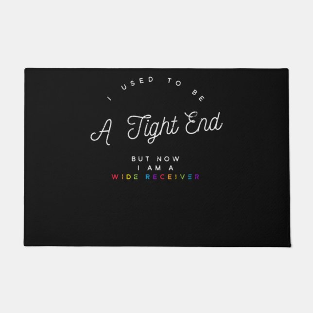 Paillasson Bizarre Gay pride LGBT Football Receveur Quart (Devant)