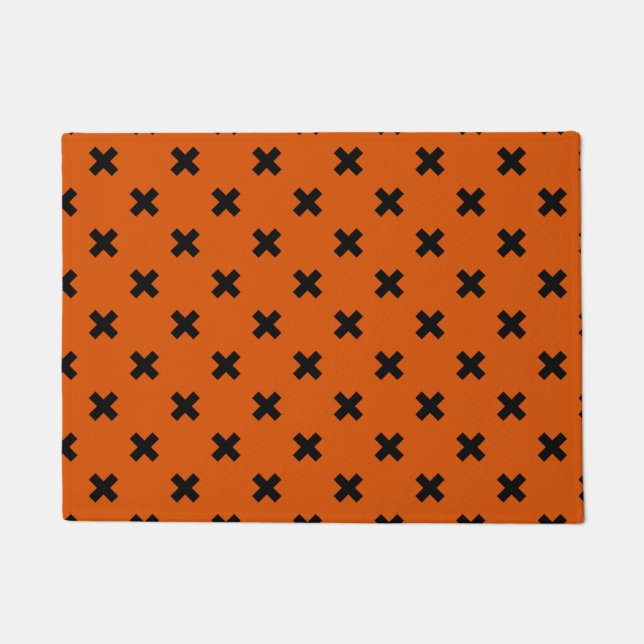 Paillasson Black cross stitches (Devant)
