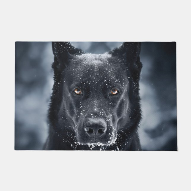Paillasson Black German Shepherd (Devant)
