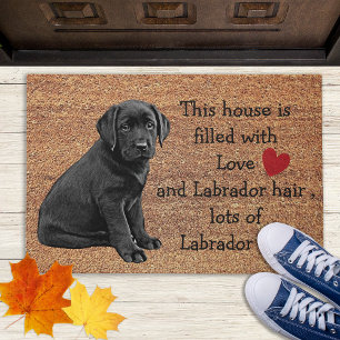 Paillasson Black Lab Funny Chien Russe Coir Entrée Labrador