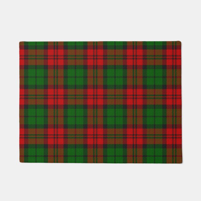 Paillasson Blackwatch Campbell Tartan Red Green Plaid (Devant)