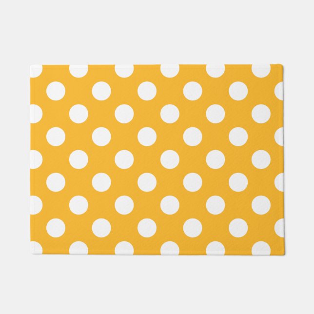 Paillasson Blanchir les pois sur le jaune (Devant)