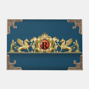 Paillasson Blason de griffon personnalisé