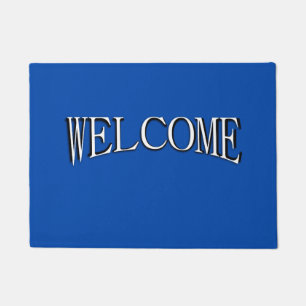 Paillasson Bleu de cobalt solide