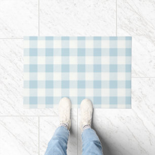 Paillasson Bleu En vichy Buffalo Check Coastal