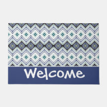 Bleu et noir avec Turquoise