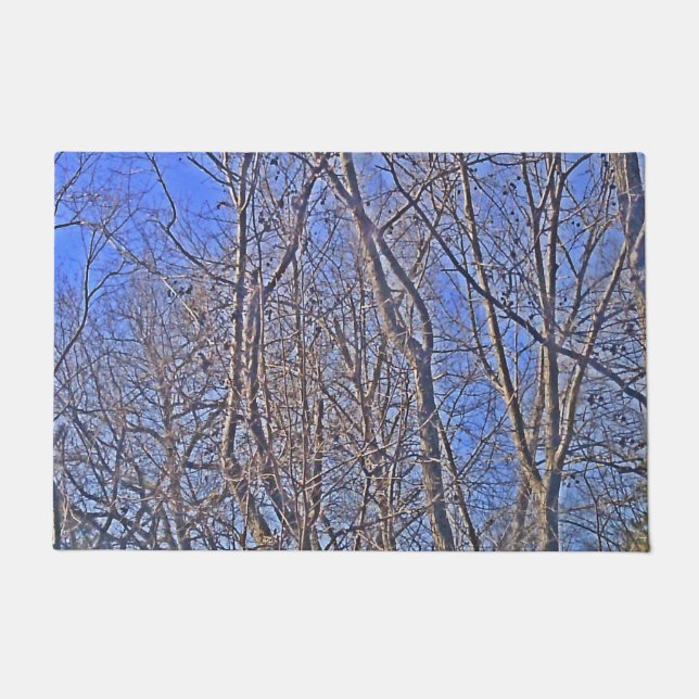 Paillasson Bleu fond (Devant)