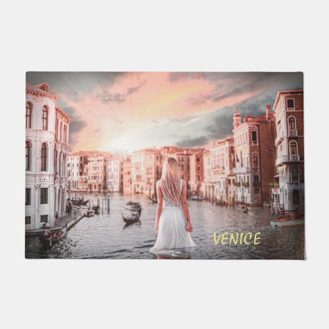 Paillasson Blondie Dans Venise Romantique (Devant)