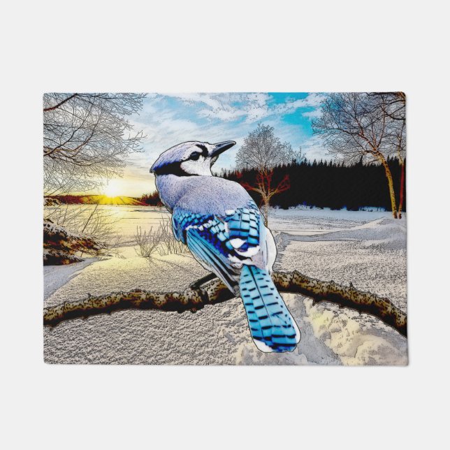 Paillasson Blue Jay Sunrise (Devant)